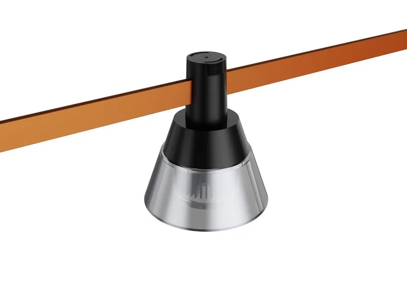 Трековый светильник-спот ERDU ED-BL1829 — Cone shaped glass spotlight